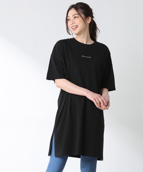 Honeys(ハニーズ)の「フォトプリントチュニック(その他トップス・レディース・ホワイト/ブラック/ブルー/モカ/ライトカーキ・LL/M/L)」の3枚目の写真