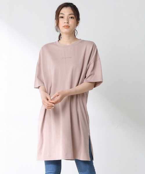 Honeys(ハニーズ)の「フォトプリントチュニック(その他トップス・レディース・ホワイト/ブラック/ブルー/モカ/ライトカーキ・LL/M/L)」の4枚目の写真