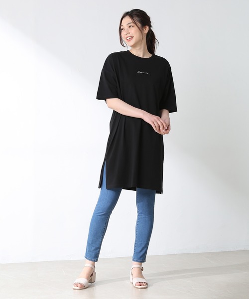 Honeys(ハニーズ)の「フォトプリントチュニック(その他トップス・レディース・ホワイト/ブラック/ブルー/モカ/ライトカーキ・LL/M/L)」の7枚目の写真