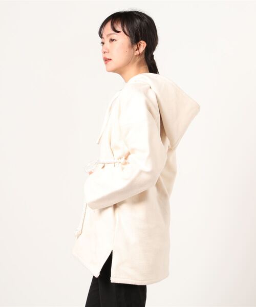 NANO universe（ナノユニバース）の「YOUNG & OLSEN The DRYGOODS STORE/BAJA TUNIC DRESS（チュニック・レディース・ホワイト/ブラック・1）」の3枚目の写真