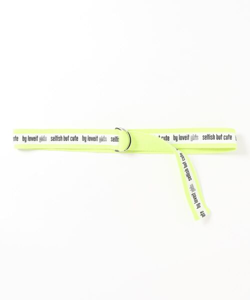 by LOVEiT（バイラビット）の「ライオンロゴベルト（ベルト・キッズ・ラベンダー/ブラック/ライトグリーン・FREE）」の3枚目の写真