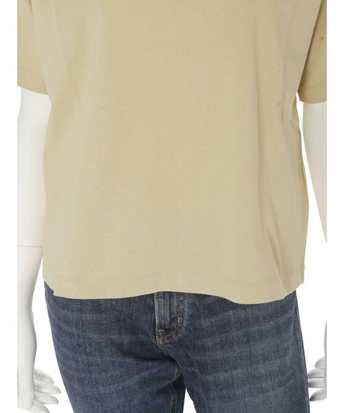 Champion（チャンピオン）の「Champion別注 ビックシルエットショートTee（Tシャツ/カットソー・レディース・ブラック/ベージュ/オフホワイト・FREE）」の16枚目の写真