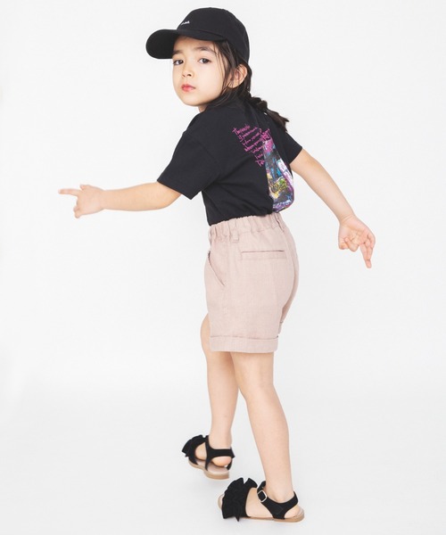 RADCHAP（ラッドチャップ）の「バックグラフィック半袖Tシャツ（Tシャツ/カットソー・キッズ・ブラック/ベージュ/グレー・90cm/110cm/100cm/120cm/130cm/140cm/150cm）」の12枚目の写真