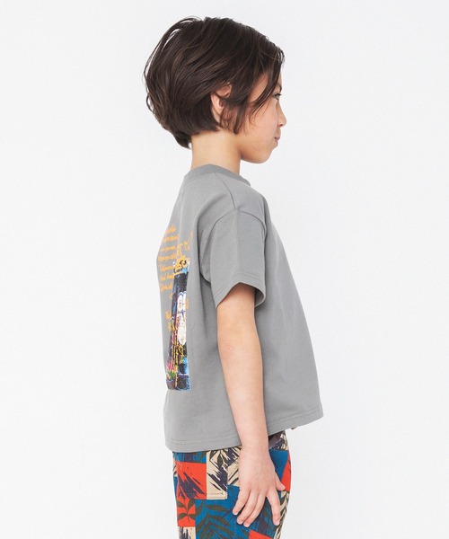 RADCHAP（ラッドチャップ）の「バックグラフィック半袖Tシャツ（Tシャツ/カットソー・キッズ・ブラック/ベージュ/グレー・90cm/110cm/100cm/120cm/130cm/140cm/150cm）」の6枚目の写真