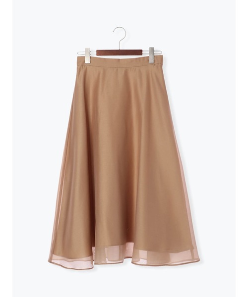 Te chichi（テチチ）の「オーガンジーフレアスカート（スカート・レディース・ネイビー/ベージュ/カーキ・ﾌﾘ-）」の16枚目の写真