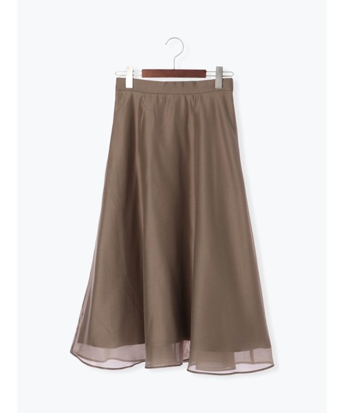 Te chichi（テチチ）の「オーガンジーフレアスカート（スカート・レディース・ネイビー/ベージュ/カーキ・ﾌﾘ-）」の17枚目の写真