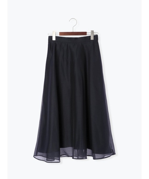 Te chichi（テチチ）の「オーガンジーフレアスカート（スカート・レディース・ネイビー/ベージュ/カーキ・ﾌﾘ-）」の18枚目の写真