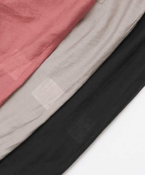 ITEMS URBANRESEARCH（アイテムズ アーバンリサーチ）の「レーヨン混 両ポケオープンカラーシャツ（シャツ/ブラウス・メンズ・レッド/ブラック/ベージュ・MEDIUM/LARGE）」の15枚目の写真