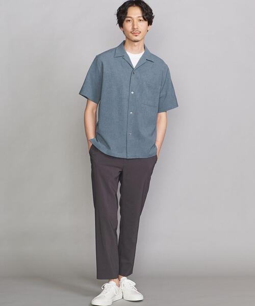 専用ユナイテッドアローズ 春夏 ブラックリネン ドレスシャツ L 極美麻100% 専用ユナイテッドアローズ 春夏 ブラックリネン ドレスシャツ L