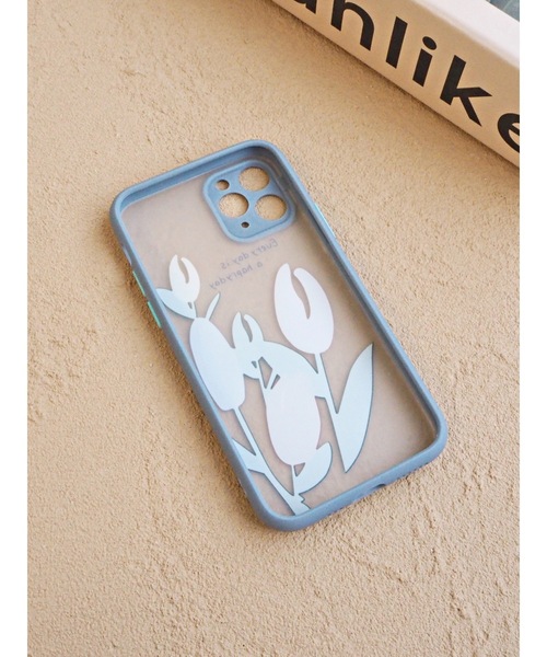 JUMELLE（ジュメロ）の「チューリップiPhoneケース（スマホケース/カバー・レディース・ブルー・F/A/C/E/D/B/G）」の2枚目の写真