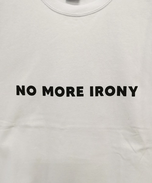 TRAP/U (トラップユー)の「16/-天竺 フロント メッセージプリント コットン 半袖 Tシャツ(Tシャツ/カットソー・メンズ・ブラック/グレイッシュブルー/ホワイト・L/M)」の11枚目の写真