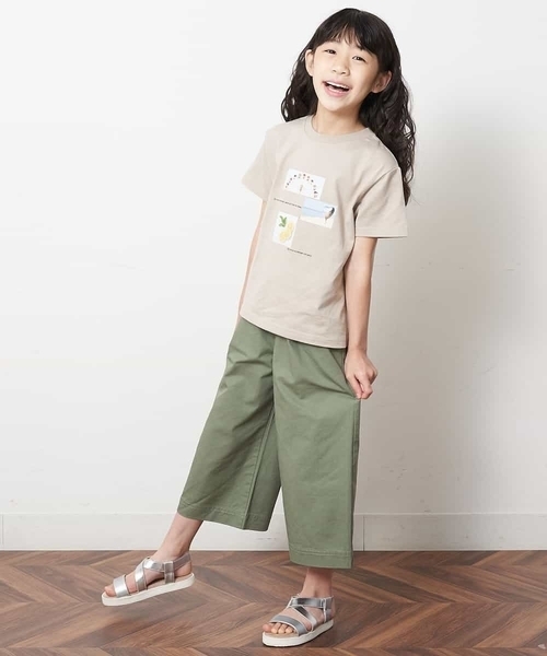 a.v.v（アーヴェヴェ）の「[KIDS]クロスゴムフラットサンダル[WEB限定サイズ]（サンダル・キッズ・シルバー/ブラック・20/22/21/18/19/23）」の7枚目の写真