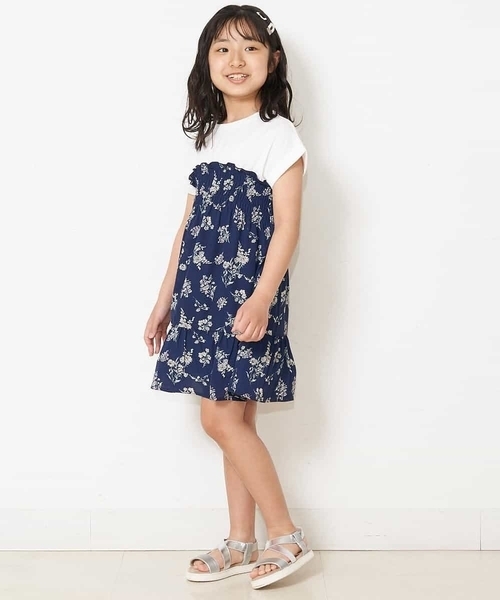 a.v.v（アーヴェヴェ）の「[KIDS]クロスゴムフラットサンダル[WEB限定サイズ]（サンダル・キッズ・シルバー/ブラック・20/22/21/18/19/23）」の10枚目の写真