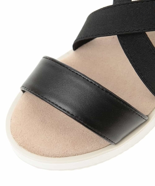 a.v.v（アーヴェヴェ）の「[KIDS]クロスゴムフラットサンダル[WEB限定サイズ]（サンダル・キッズ・シルバー/ブラック・20/22/21/18/19/23）」の16枚目の写真