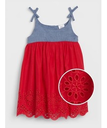 GAP | シャンブレー アイレット ワンピース (ベビー)(ワンピース)