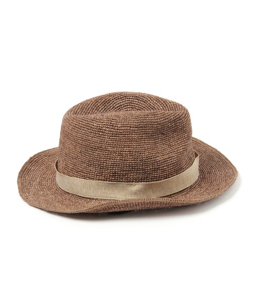 studio CLIP（スタディオクリップ）の「畳める中折れラフィアハット（ハット・レディース・ナチュラル/ブラウン/グレー・FREE）」の10枚目の写真