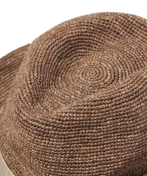 studio CLIP（スタディオクリップ）の「畳める中折れラフィアハット（ハット・レディース・ナチュラル/ブラウン/グレー・FREE）」の19枚目の写真