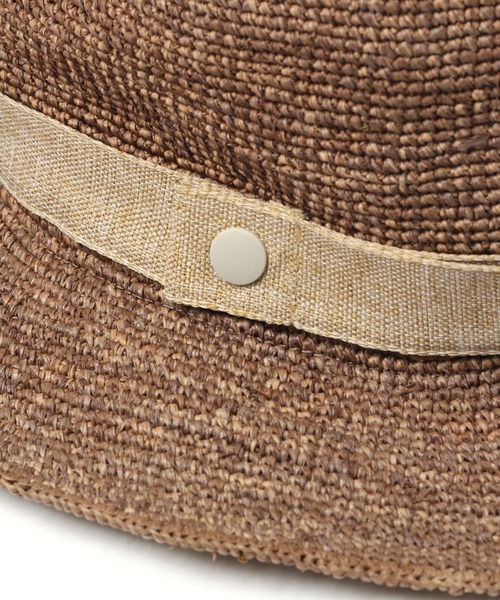 studio CLIP（スタディオクリップ）の「畳める中折れラフィアハット（ハット・レディース・ナチュラル/ブラウン/グレー・FREE）」の14枚目の写真