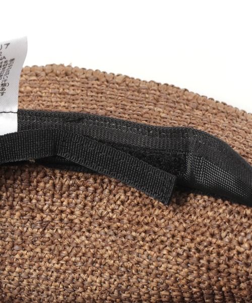 studio CLIP（スタディオクリップ）の「畳める中折れラフィアハット（ハット・レディース・ナチュラル/ブラウン/グレー・FREE）」の5枚目の写真