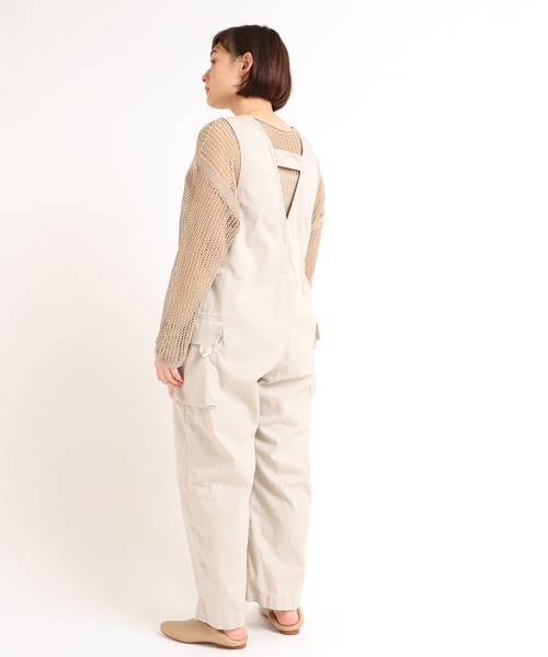 RNA-N（アールエヌエーエヌ）の「K2536 メッシュ編みビッグプルオーバー（ニット/セーター・レディース・オフホワイト/ベージュ/ブラウン・MEDIUM）」の9枚目の写真