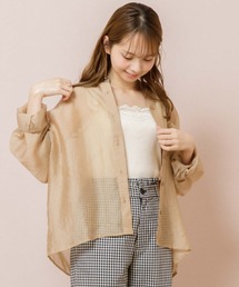 flower | バルーンシアーシャツ2(シャツ/ブラウス)