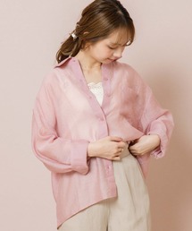 flower | バルーンシアーシャツ2(シャツ/ブラウス)