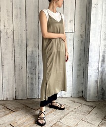 Lull | 【Lull / ルル】サテンロングキャミワンピース（セットアップ可）(ワンピース)