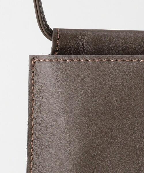 green label relaxing（グリーンレーベルリラクシング）の「別注[ ア・ラ・マルヴァ ]A.la Malva サコッシュ（ショルダーバッグ・レディース・ブラック/オフホワイト/イエロー/モカ・FREE）」の9枚目の写真