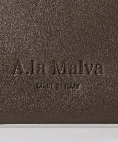 green label relaxing（グリーンレーベルリラクシング）の「別注[ ア・ラ・マルヴァ ]A.la Malva サコッシュ（ショルダーバッグ・レディース・ブラック/オフホワイト/イエロー/モカ・FREE）」の11枚目の写真