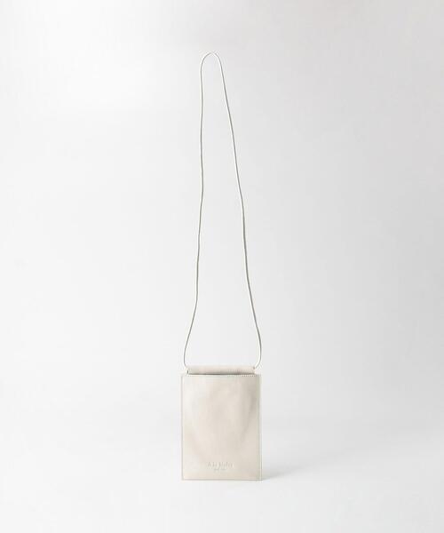 green label relaxing（グリーンレーベルリラクシング）の「別注[ ア・ラ・マルヴァ ]A.la Malva サコッシュ（ショルダーバッグ・レディース・ブラック/オフホワイト/イエロー/モカ・FREE）」の17枚目の写真