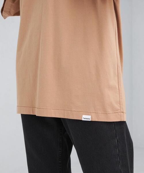 green label relaxing（グリーンレーベルリラクシング）の「＜ Tanacana (タナカーナ) ＞ プリント ショートスリーブ Tシャツ [ カットソー ]（Tシャツ/カットソー・レディース・ホワイト/ベージュ/ダークグレー・FREE）」の9枚目の写真