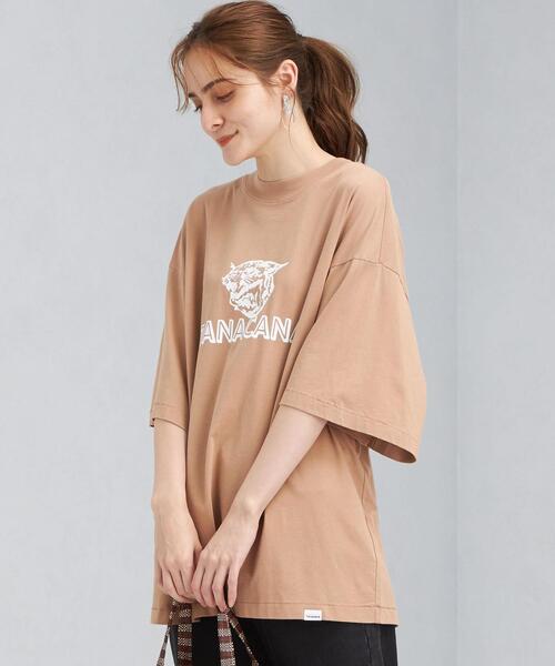 green label relaxing（グリーンレーベルリラクシング）の「＜ Tanacana (タナカーナ) ＞ プリント ショートスリーブ Tシャツ [ カットソー ]（Tシャツ/カットソー・レディース・ホワイト/ベージュ/ダークグレー・FREE）」の12枚目の写真