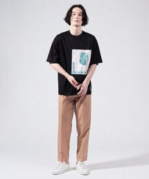 CABaN キャバン アートTシャツ 白 半袖 サイズS 大人に似合うグラフィックTの大本命、「キャバン」のボタニカル