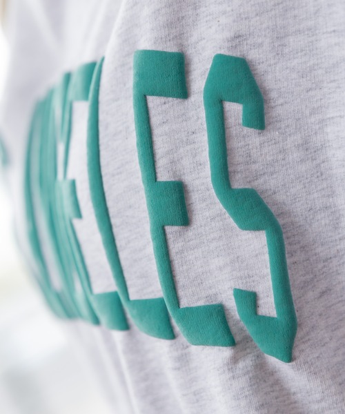 SpRay(スプレイ)の「LA発泡クロップドカットソー(Tシャツ/カットソー・レディース・チャコールグレー/ライトグレー/ブラック/ネイビー/オフホワイト・FREE)」の10枚目の写真