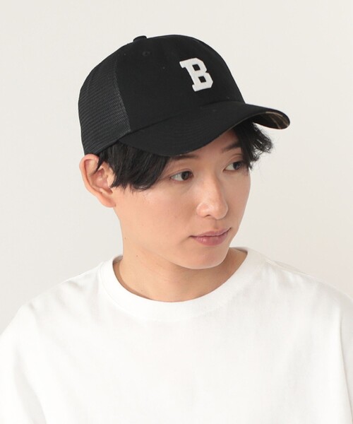 BEAMS HEART（ビームスハート）の「BEAMS HEART / バックメッシュ フェルト キャップ（キャップ・メンズ・ブラック/ネイビー・ONE SIZE）」の9枚目の写真