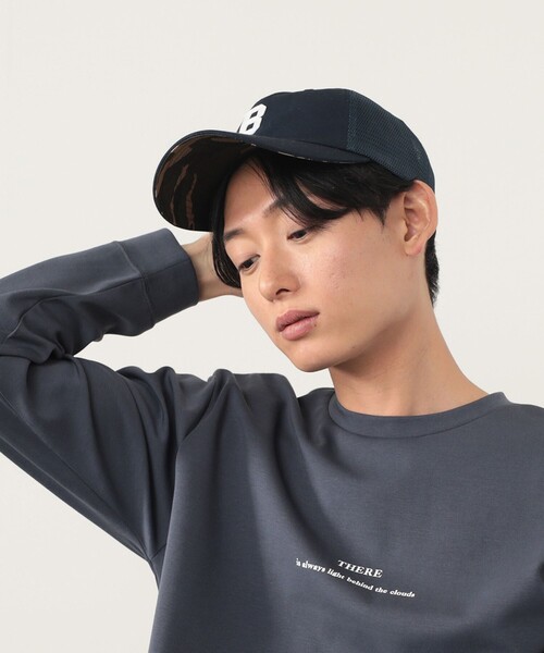 BEAMS HEART（ビームスハート）の「BEAMS HEART / バックメッシュ フェルト キャップ（キャップ・メンズ・ブラック/ネイビー・ONE SIZE）」の7枚目の写真