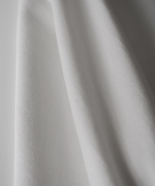 remer(リメール)の「loose basic long Tee/ルーズベーシックロンTee(Tシャツ/カットソー・メンズ・ホワイト/チャコールグレー/ライトグレー/ベージュ/カーキ/ブルーグレー/マスタード・SMALL/MEDIUM/LARGE)」の9枚目の写真