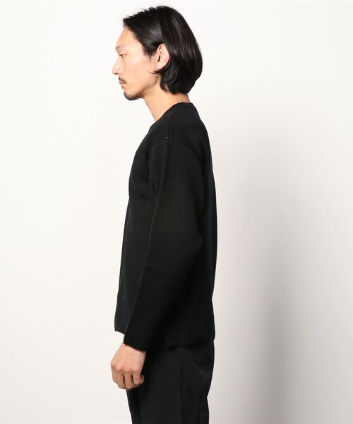 ATTACHMENT（アタッチメント）の「W/PE DOUBLE FACE KNIT CREWNECK PULLOVER L/S（ニット/セーター・メンズ・ホワイト/ライトグレー/ブラック/ベージュ/ダークブルー・1/2/3）」の13枚目の写真