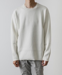 ATTACHMENT | W/PE DOUBLE FACE KNIT CREWNECK PULLOVER L/S(ニット/セーター)