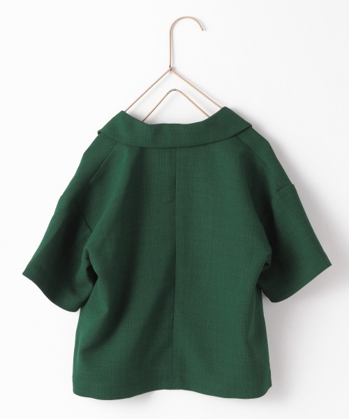 LOWRYS FARM(ローリーズファーム)の「ドライタッチシャツジャケット 950169(シャツ/ブラウス・キッズ・アイボリー/グリーン/オレンジ・110cm/120cm/130cm)」の4枚目の写真