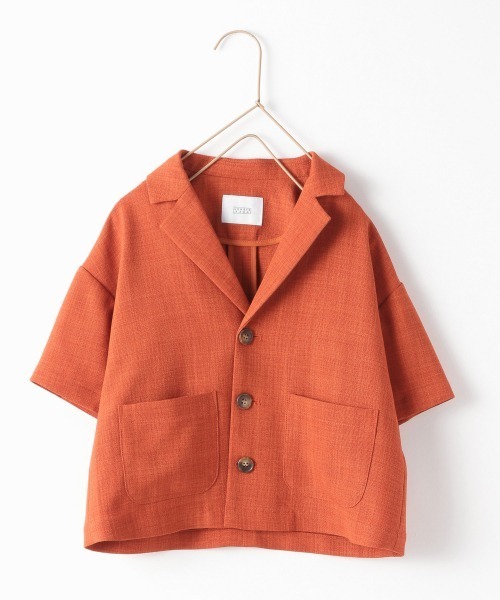 LOWRYS FARM(ローリーズファーム)の「ドライタッチシャツジャケット 950169(シャツ/ブラウス・キッズ・アイボリー/グリーン/オレンジ・110cm/120cm/130cm)」の14枚目の写真