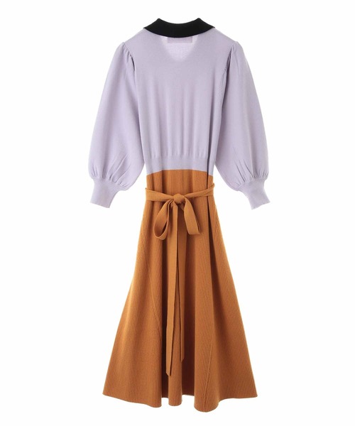 31 Sons de mode(トランテアン ソン ドゥ モード)の「襟付きニットワンピース(ワンピース・レディース・レッド/マスタード/ネイビー・36)」の21枚目の写真