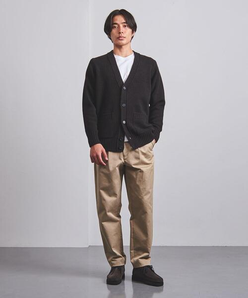 SLOANE（スローン）の「【別注】＜SLOANE（スローン）＞5G ミックス カーディガン（ニット/セーター・メンズ・ダークブラウン/ベージュ・3/4/5）」の9枚目の写真