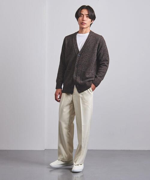 SLOANE（スローン）の「【別注】＜SLOANE（スローン）＞5G ミックス カーディガン（ニット/セーター・メンズ・ダークブラウン/ベージュ・3/4/5）」の15枚目の写真