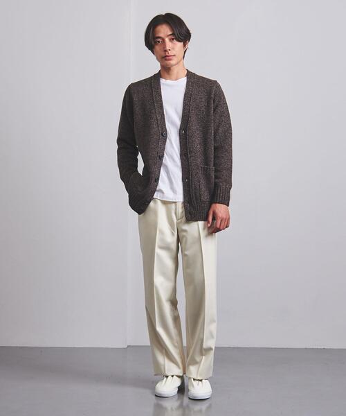 SLOANE（スローン）の「【別注】＜SLOANE（スローン）＞5G ミックス カーディガン（ニット/セーター・メンズ・ダークブラウン/ベージュ・3/4/5）」の19枚目の写真