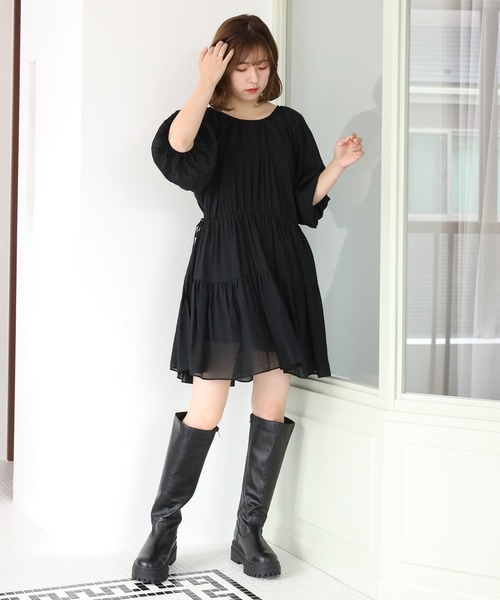 美品◇エイココンドウ チュニック シースルー