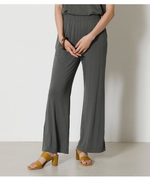 AZUL by moussy（アズールバイマウジー）の「ICE CLEAN SIDE SLIT PANTS/アイスクリーンサイドスリットパンツ（その他パンツ・レディース・ダークカーキ/ブラック/ダークオレンジ・SMALL/MEDIUM）」の3枚目の写真