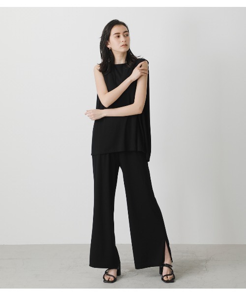 AZUL by moussy（アズールバイマウジー）の「ICE CLEAN SIDE SLIT PANTS/アイスクリーンサイドスリットパンツ（その他パンツ・レディース・ダークカーキ/ブラック/ダークオレンジ・SMALL/MEDIUM）」の5枚目の写真