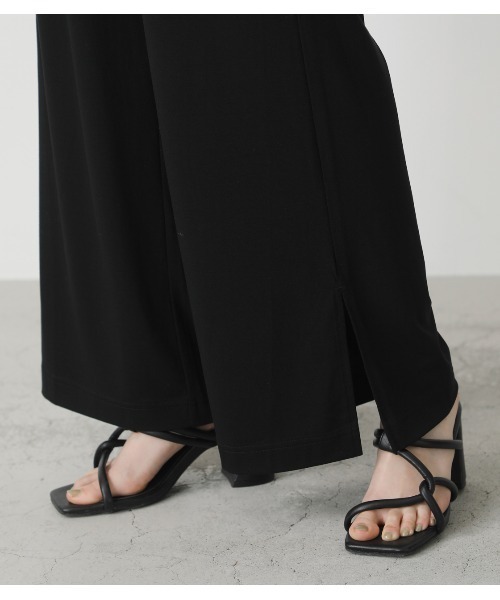 AZUL by moussy（アズールバイマウジー）の「ICE CLEAN SIDE SLIT PANTS/アイスクリーンサイドスリットパンツ（その他パンツ・レディース・ダークカーキ/ブラック/ダークオレンジ・SMALL/MEDIUM）」の11枚目の写真