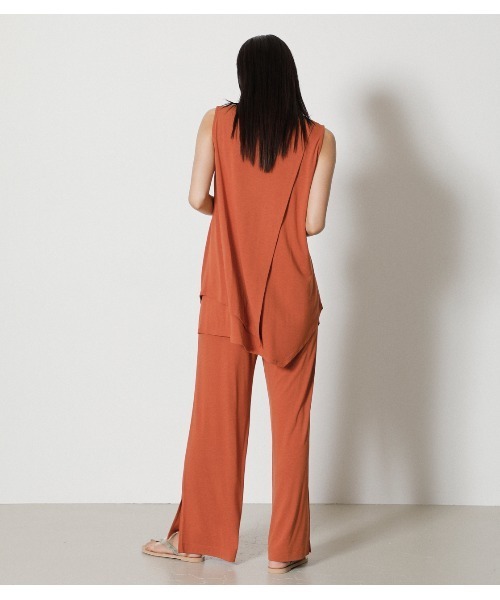 AZUL by moussy（アズールバイマウジー）の「ICE CLEAN SIDE SLIT PANTS/アイスクリーンサイドスリットパンツ（その他パンツ・レディース・ダークカーキ/ブラック/ダークオレンジ・SMALL/MEDIUM）」の20枚目の写真